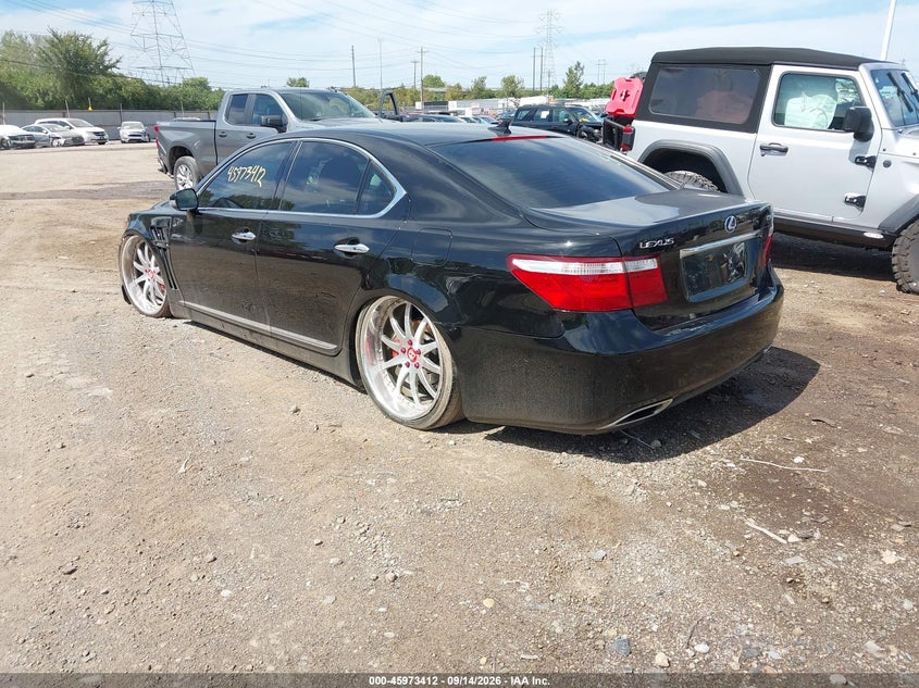 2008 Lexus Ls VIN JTHBL46FX85076535 IAAI salvage auction — FRONT END, Salvage (Ohio), sold $1,050 on 2026-10-03 (photo 3)