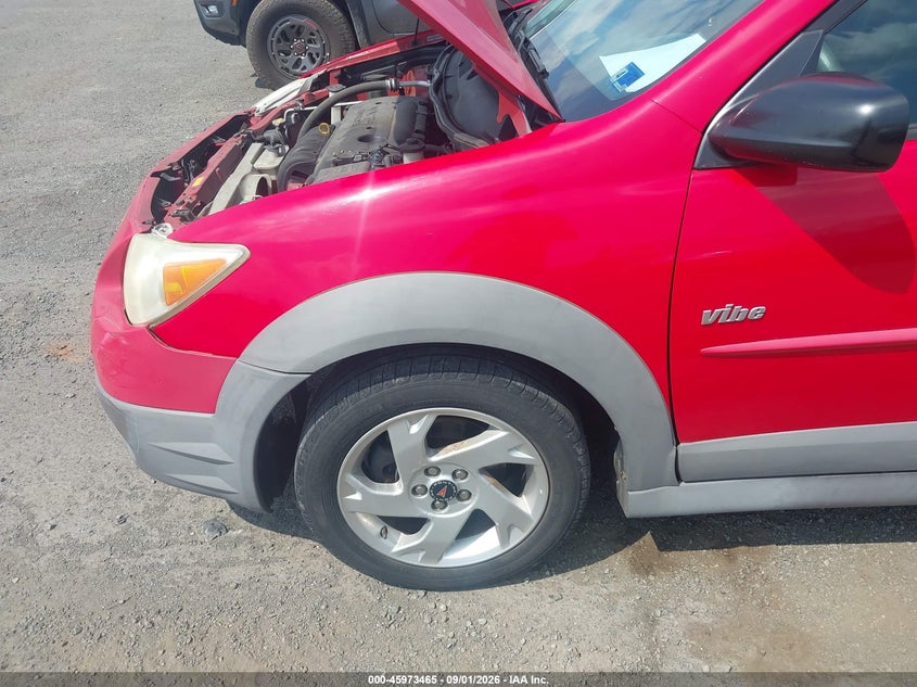 2006 Pontiac Vibe VIN 5Y2SL65886Z462652 IAAI salvage auction — FRONT END, Clear (Virginia), sold $825 on 2026-09-29 (photo 6)