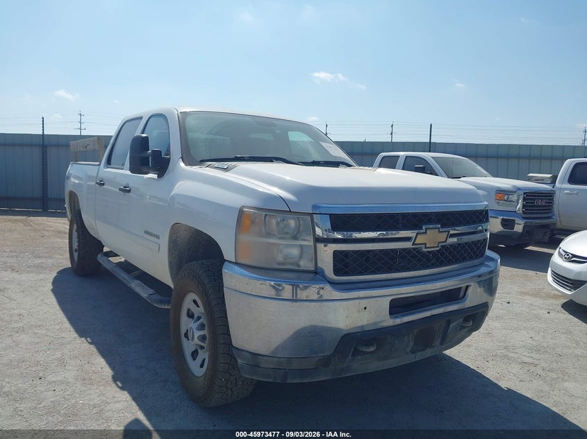 2011 Chevrolet Silverado 2500 VIN 1GC1KVCGXBF220170 IAAI salvage auction — LEFT SIDE, Enterprise Vehicles Clear Only (Texas), sold $7,600 on 2026-09-11 (photo 1)