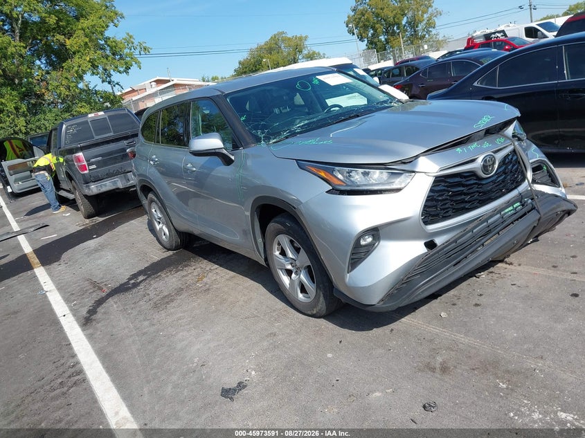 2020 Toyota Highlander VIN 5TDZZRAH0LS508654 — IAAI salvage auction photo