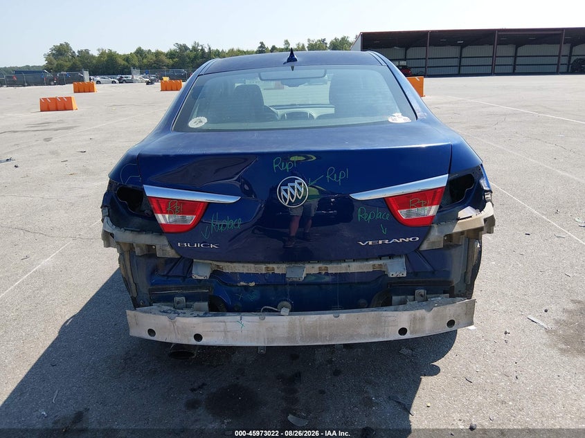 2014 Buick Verano VIN 1G4PR5SK2E4182022 IAAI salvage auction — REAR END, Salvage Title, sold $825 on 2026-10-04 (photo 6)