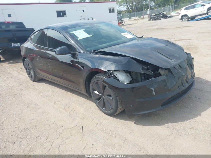 2024 Tesla Model 3 VIN 5YJ3E1EB1RF786792 IAAI salvage auction — FRONT END, Wait Title, sold $16,550 on 2026-09-17 (photo 1)