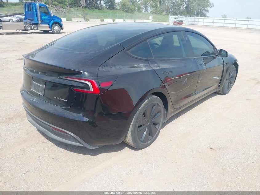 2024 Tesla Model 3 VIN 5YJ3E1EB1RF786792 IAAI salvage auction — FRONT END, Wait Title, sold $16,550 on 2026-09-17 (photo 4)