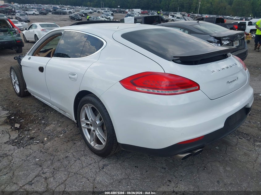 2014 Porsche Panamera VIN WP0AB2A70EL055284 IAAI salvage auction — FRONT END, Wait Title, sold $50 on 2026-10-04 (photo 3)