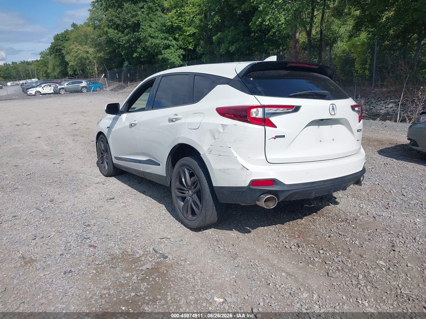 2019 Acura Rdx VIN 5J8TC2H66KL021706 IAAI salvage auction — REAR END, Wait Title, sold $6,250 on 2026-09-29 (photo 3)