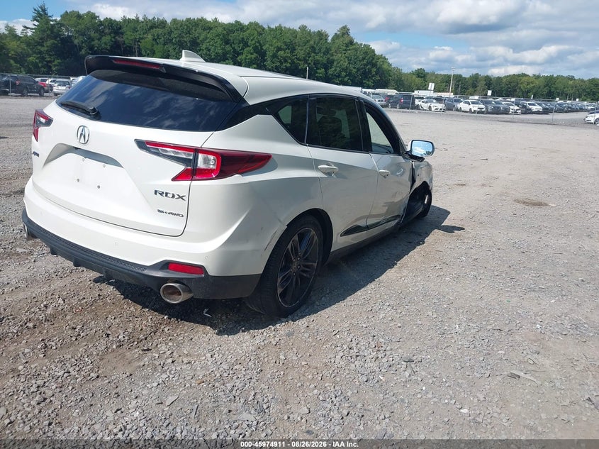 2019 Acura Rdx VIN 5J8TC2H66KL021706 IAAI salvage auction — REAR END, Wait Title, sold $6,250 on 2026-09-29 (photo 4)