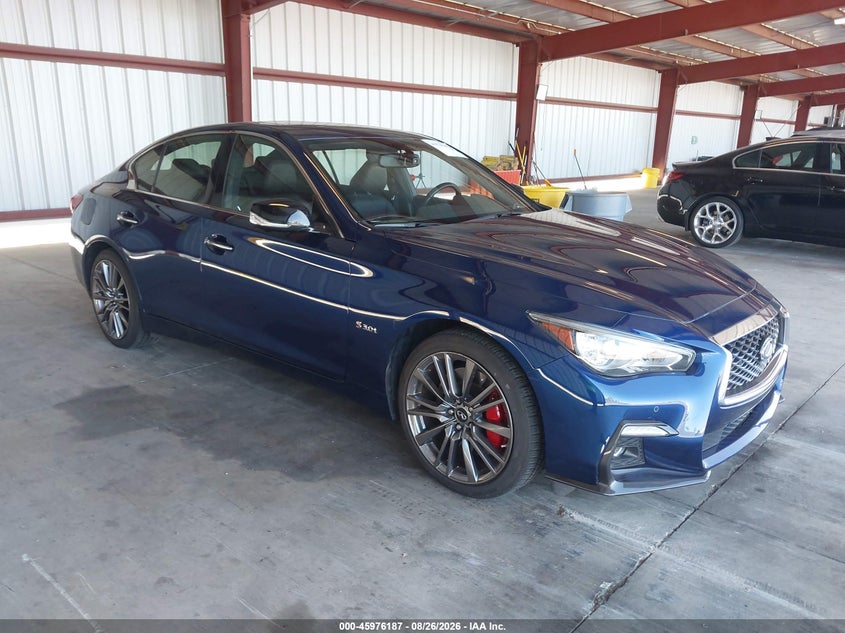 2018 Infiniti Q50 VIN JN1FV7AR3JM480274 — IAAI salvage auction photo