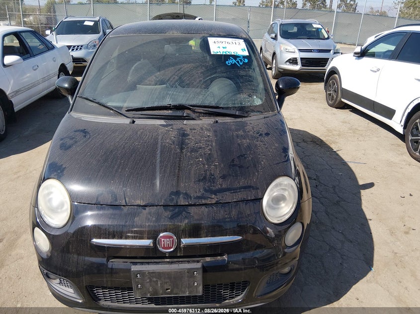 2012 Fiat 500 VIN 3C3CFFBRXCT140546 IAAI salvage auction — NORMAL WEAR, Clear - Dealer Only (California), sold $1,100 on 2026-09-05 (photo 6)
