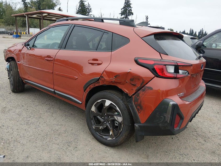 2025 Subaru Crosstrek VIN 4S4GUHL62S3740969 IAAI salvage auction — FRONT END, Clear (Washington), sold $12,975 on 2026-09-04 (photo 3)