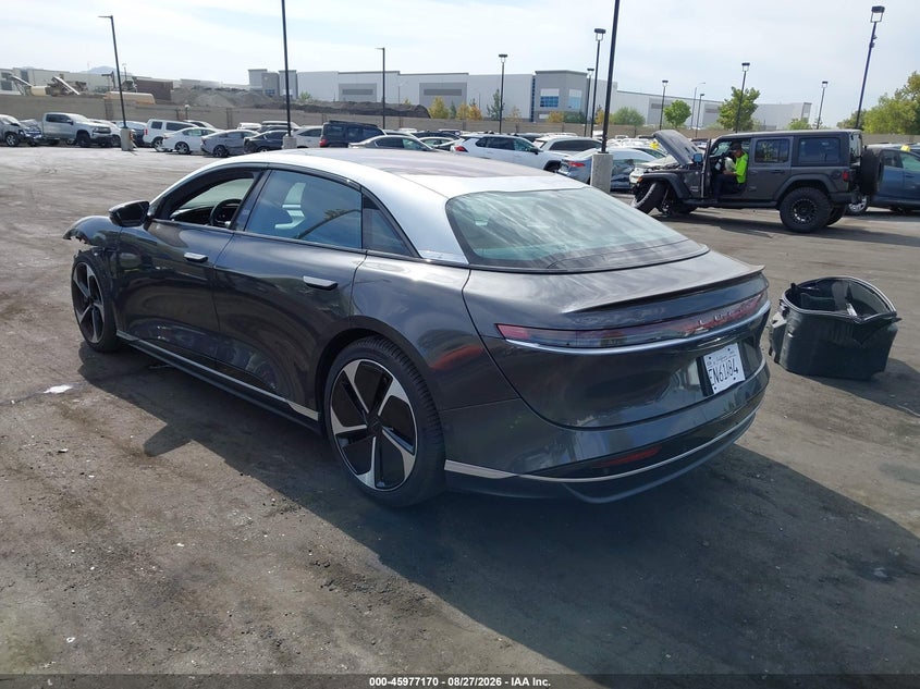 2023 Lucid Air VIN 50EA1TEA6PA002954 IAAI salvage auction — FRONT END, Wait Title, sold $13,150 on 2026-09-18 (photo 3)