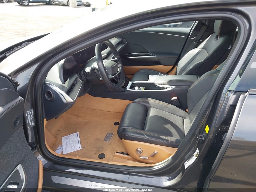 2023 Lucid Air VIN 50EA1TEA6PA002954 IAAI salvage auction — FRONT END, Wait Title, sold $13,150 on 2026-09-18 (photo 5)