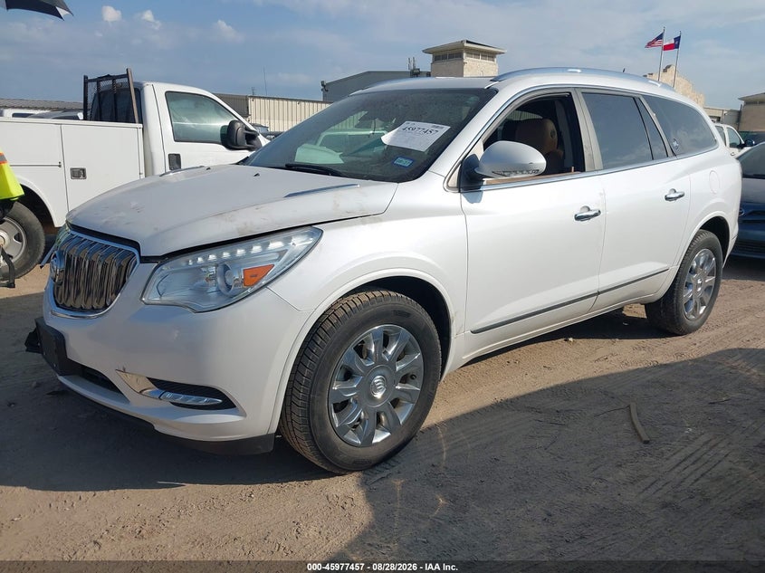 2017 Buick Enclave VIN 5GAKRCKD7HJ249287 IAAI salvage auction — RIGHT FRONT, Salvage Title, sold $1,000 on 2026-09-26 (photo 2)