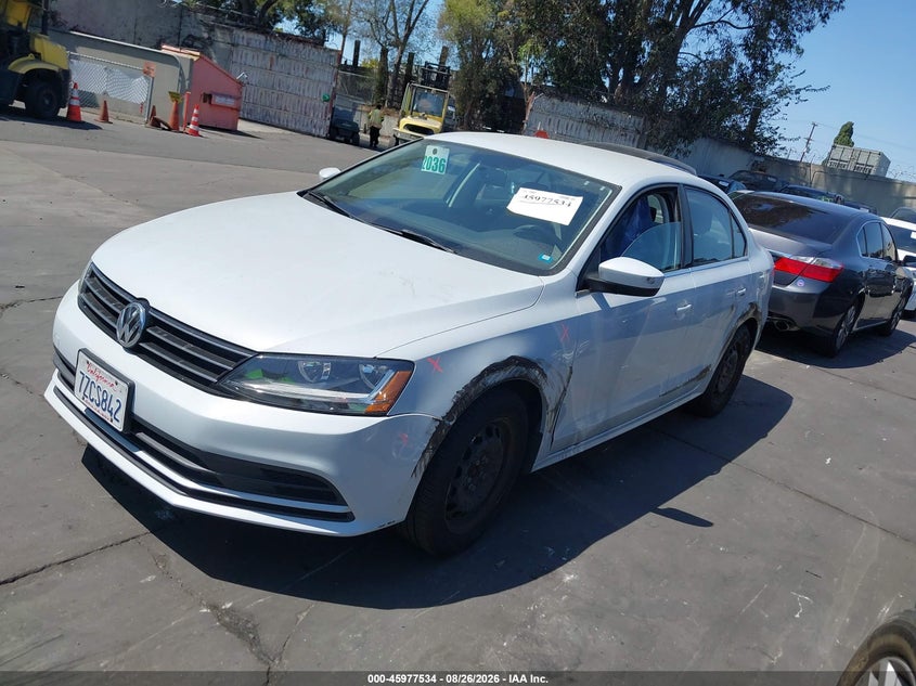 2017 Volkswagen Jetta VIN 3VW2B7AJ3HM343006 IAAI salvage auction — LEFT SIDE, Salvage Title, sold $3,850 on 2026-09-23 (photo 2)