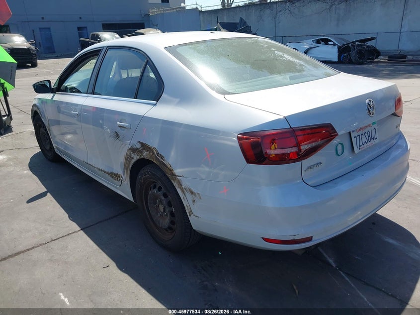 2017 Volkswagen Jetta VIN 3VW2B7AJ3HM343006 IAAI salvage auction — LEFT SIDE, Salvage Title, sold $3,850 on 2026-09-23 (photo 3)