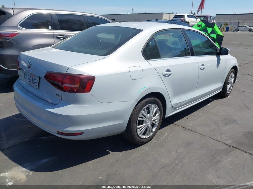 2017 Volkswagen Jetta VIN 3VW2B7AJ3HM343006 IAAI salvage auction — LEFT SIDE, Salvage Title, sold $3,850 on 2026-09-23 (photo 4)