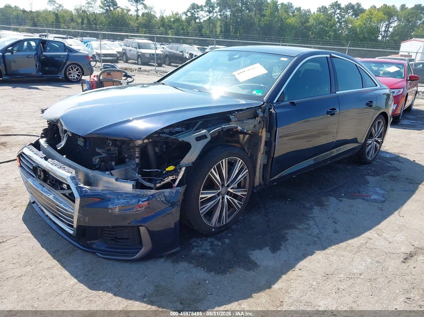 2019 Audi A6 VIN WAUL2AF2XKN054253 IAAI salvage auction — SIDE, Salvage (Virginia), sold $8,300 on 2026-09-05 (photo 2)