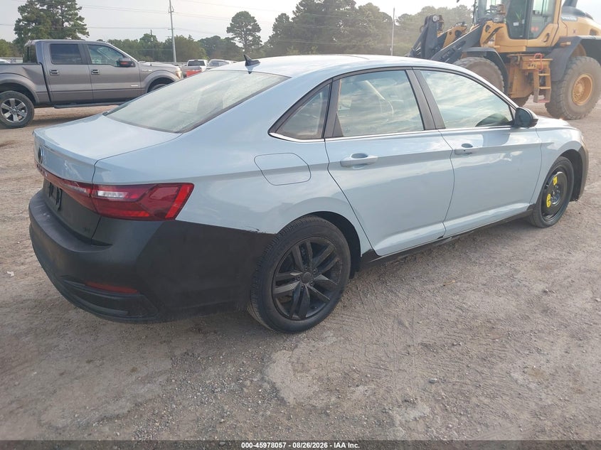 2025 Volkswagen Jetta VIN 3VW7X7BU0SM079198 IAAI salvage auction — LEFT FRONT, Original (Texas), sold $7,275 on 2026-09-03 (photo 4)