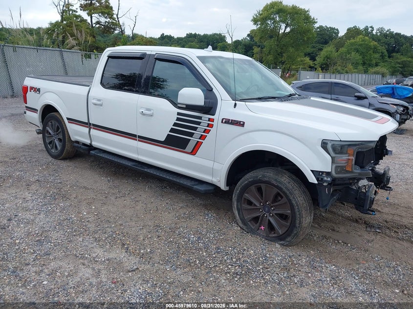 2018 Ford F-150 VIN 1FTFW1EG2JFB20773 IAAI salvage auction — FRONT END, Wait Title, sold $8,850 on 2026-10-13 (photo 1)