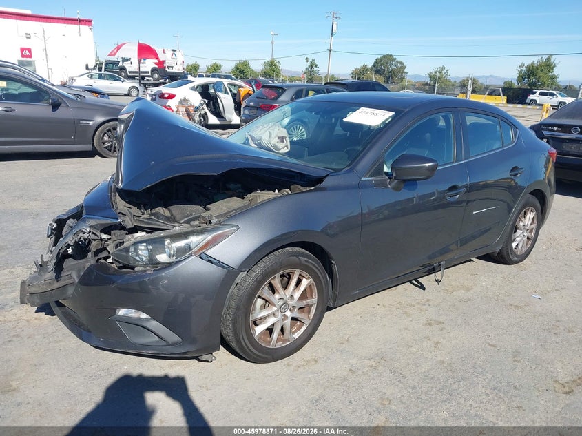2014 Mazda 3 VIN JM1BM1W7XE1108103 IAAI salvage auction — FRONT END, Wait Title, sold $25 on 2026-09-28 (photo 2)