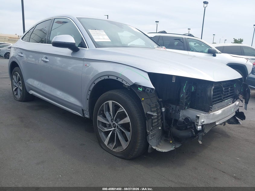 2021 Audi Q5 sportback VIN WA15AAFY8M2093876 — IAAI salvage auction photo
