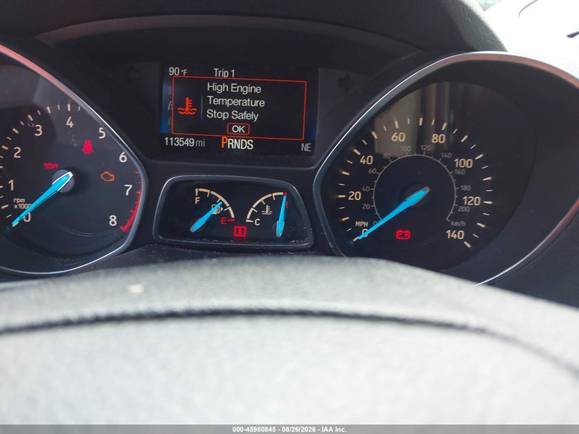 2017 Ford Escape VIN 1FMCU9GD6HUD63482 IAAI salvage auction — NORMAL WEAR, Clear (New Jersey), sold $275 on 2026-09-07 (photo 7)