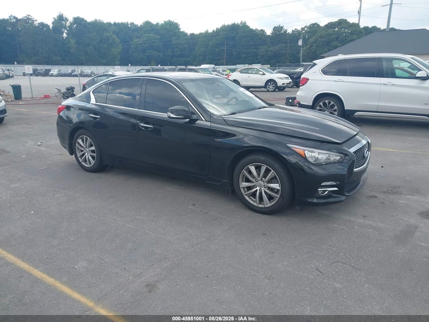 2017 Infiniti Q50 VIN JN1EV7AP8HM732816 IAAI salvage auction — NORMAL WEAR, Clear (Georgia), sold $3,025 on 2026-09-16 (photo 1)