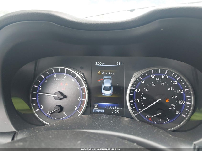 2017 Infiniti Q50 VIN JN1EV7AP8HM732816 IAAI salvage auction — NORMAL WEAR, Clear (Georgia), sold $3,025 on 2026-09-16 (photo 7)