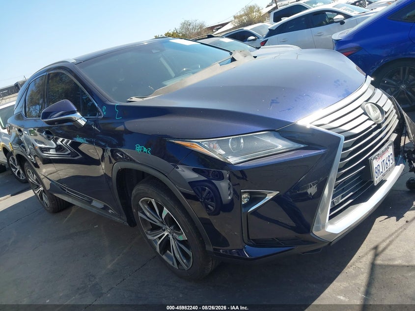 2017 Lexus Rx VIN 2T2ZZMCA4HC058277 IAAI salvage auction — LEFT FRONT, Salvage Certificate (California), sold $11,700 on 2026-09-05 (photo 1)