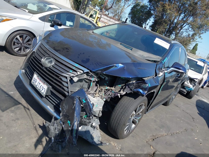 2017 Lexus Rx VIN 2T2ZZMCA4HC058277 IAAI salvage auction — LEFT FRONT, Salvage Certificate (California), sold $11,700 on 2026-09-05 (photo 2)
