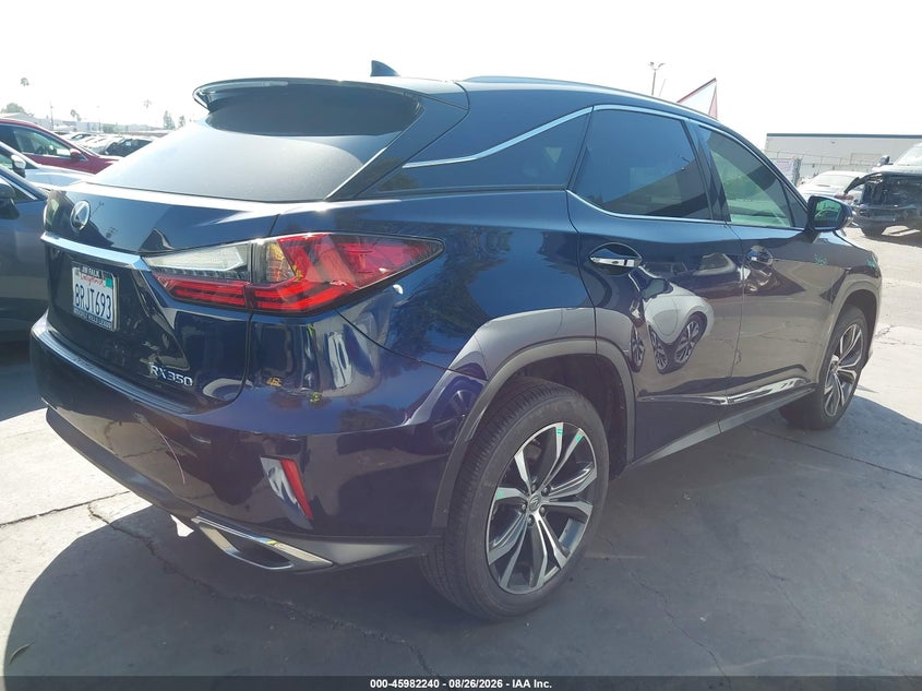 2017 Lexus Rx VIN 2T2ZZMCA4HC058277 IAAI salvage auction — LEFT FRONT, Salvage Certificate (California), sold $11,700 on 2026-09-05 (photo 4)