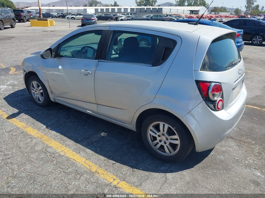 2013 Chevrolet SONIC VIN 1G1JC6SH5D4175305 IAAI salvage auction — NORMAL WEAR, App For Dup Clear (California), sold $250 on 2026-09-27 (photo 3)