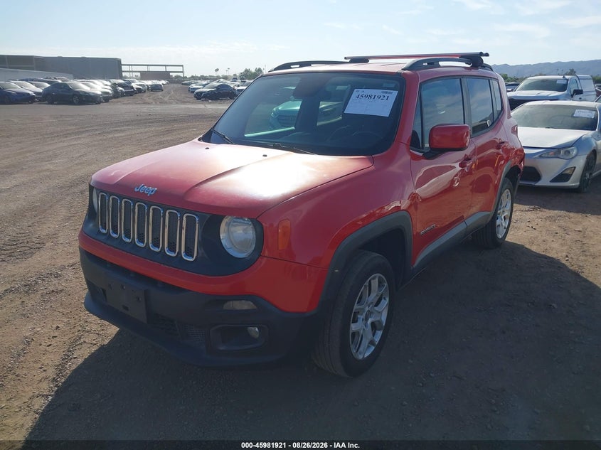 2016 Jeep Renegade VIN ZACCJBBT8GPD51532 IAAI salvage auction — NORMAL WEAR, Clear-Dealer Only (Arizona), sold $2,425 on 2026-09-08 (photo 2)