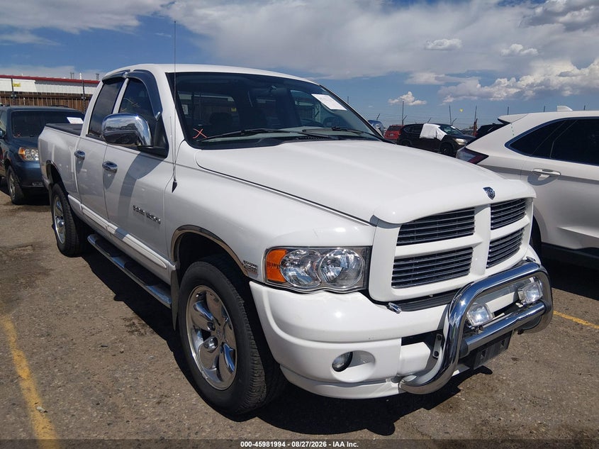 2005 Dodge Ram 1500 VIN 1D7HU18DX5J575489 IAAI salvage auction — FRONT END, Salvage (Colorado), sold $1,700 on 2026-10-05 (photo 1)