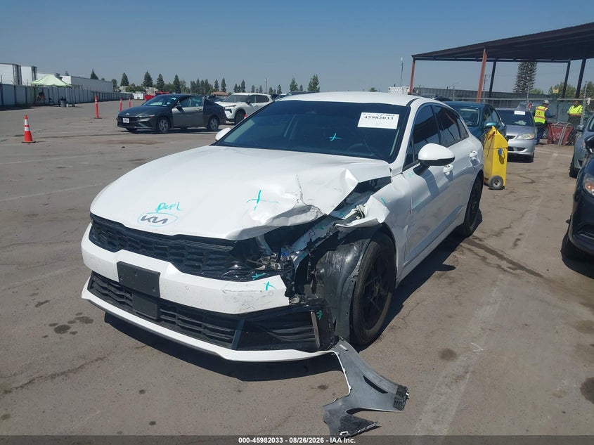 2025 Kia K5 VIN KNAG24J73S5299093 IAAI salvage auction — FRONT END, Salvage Title, sold $0 on 2026-09-14 (photo 2)