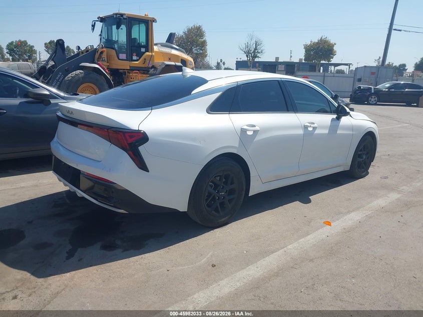 2025 Kia K5 VIN KNAG24J73S5299093 IAAI salvage auction — FRONT END, Salvage Title, sold $0 on 2026-09-14 (photo 4)