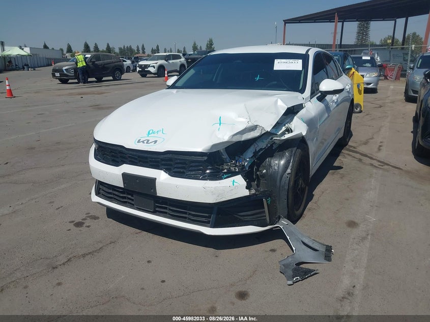2025 Kia K5 VIN KNAG24J73S5299093 IAAI salvage auction — FRONT END, Salvage Title, sold $0 on 2026-09-14 (photo 6)