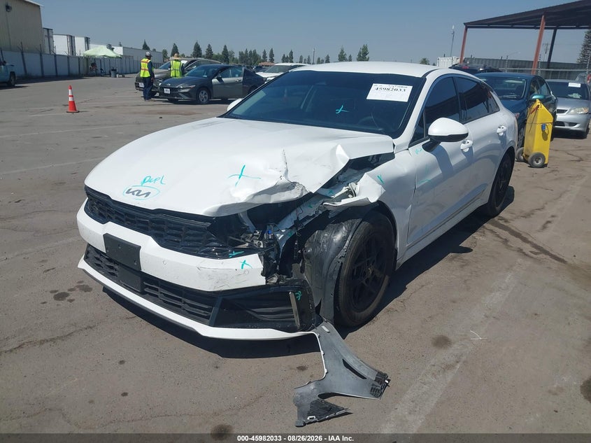 2025 Kia K5 VIN KNAG24J73S5299093 IAAI salvage auction — FRONT END, Salvage Title, sold $0 on 2026-09-14 (photo 9)