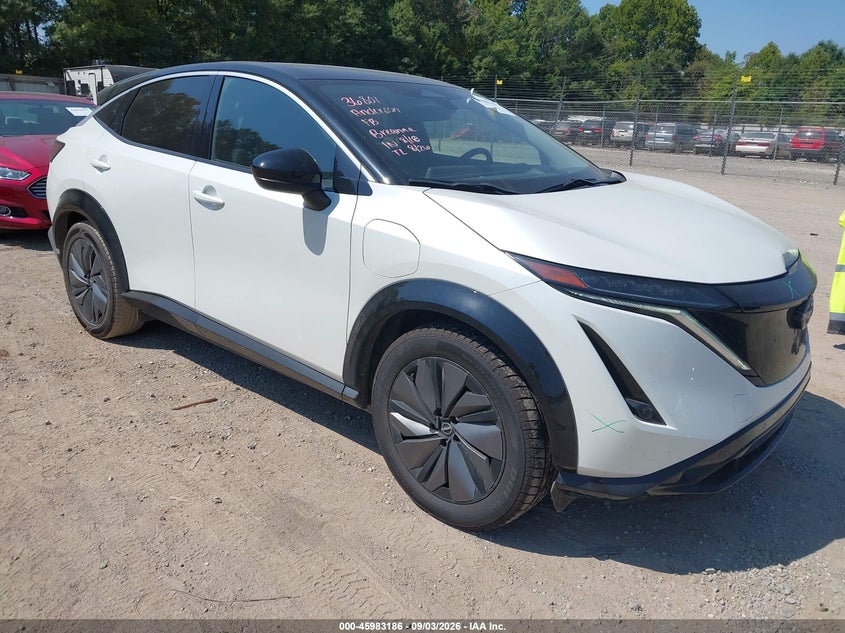 2025 Nissan Ariya VIN JN8AF0BE9SM460981 — IAAI salvage auction photo