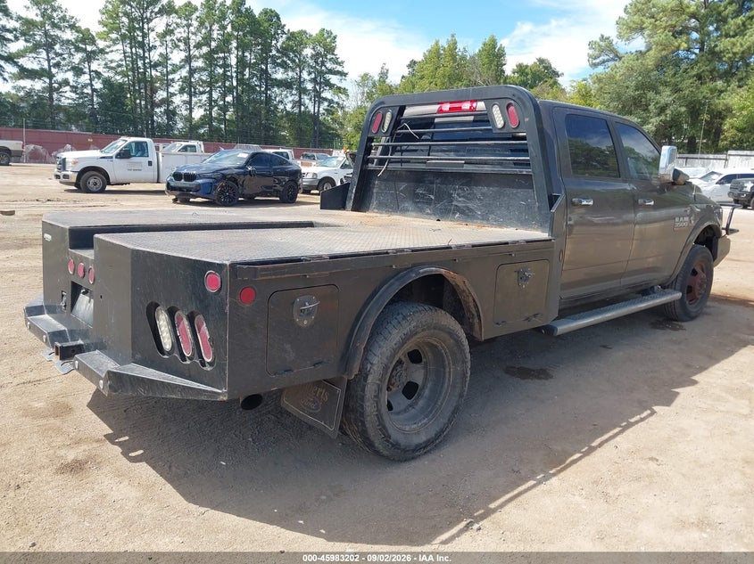 2018 Dodge Ram 3500 VIN 3C63RRJL3JG221080 IAAI salvage auction — FRONT & REAR, Original (Texas), sold $10,850 on 2026-10-08 (photo 4)