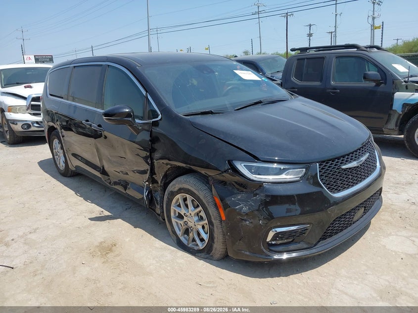 2025 Chrysler Pacifica VIN 2C4RC1BG6SR569653 IAAI salvage auction — RIGHT SIDE, Salvage Title, sold $12,500 on 2026-09-11 (photo 1)