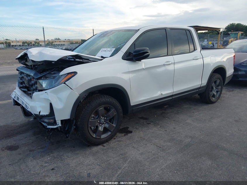 2026 Honda Ridgeline VIN 5FPYK3F6XTB010106 IAAI salvage auction — FRONT END, Salvage Title, sold $11,300 on 2026-10-22 (photo 2)