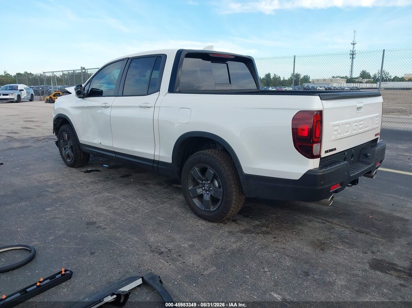 2026 Honda Ridgeline VIN 5FPYK3F6XTB010106 IAAI salvage auction — FRONT END, Salvage Title, sold $11,300 on 2026-10-15 (photo 3)