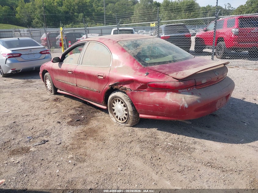 1996 Mercury Sable VIN 1MELM53SXTG620814 IAAI salvage auction — NORMAL WEAR, Clear (Illinois), sold $25 on 2026-09-08 (photo 3)