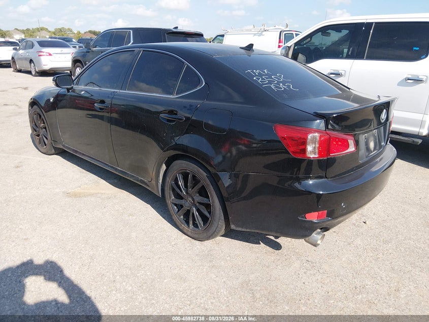 2011 Lexus Is 350 VIN JTHBE5C25B5027042 IAAI salvage auction — NORMAL WEAR, Original (Texas), sold $725 on 2026-09-28 (photo 3)