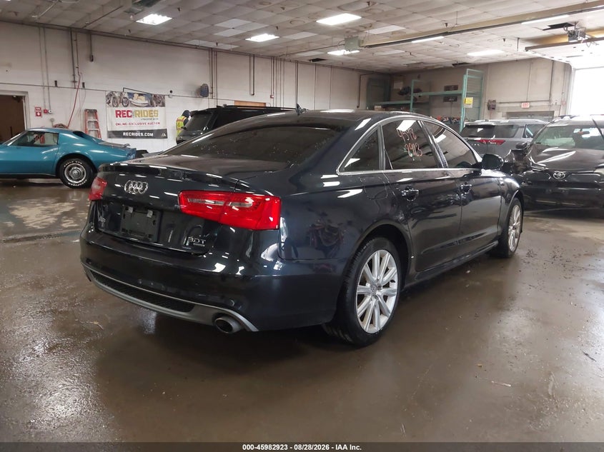 2013 Audi A6 VIN WAUHGAFC4DN015967 IAAI salvage auction — LEFT FRONT, Wait Title, sold $2,100 on 2026-10-09 (photo 4)