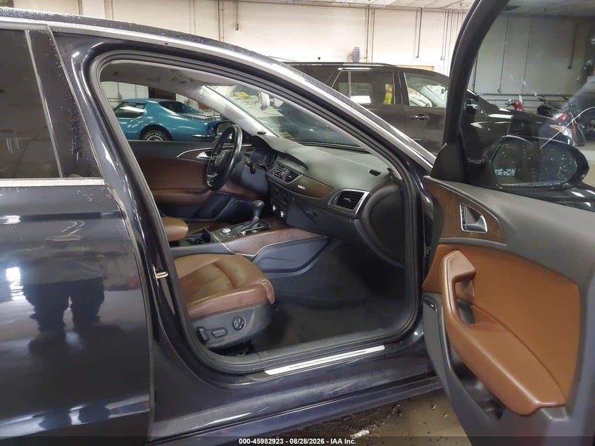 2013 Audi A6 VIN WAUHGAFC4DN015967 IAAI salvage auction — LEFT FRONT, Wait Title, sold $2,100 on 2026-10-09 (photo 5)