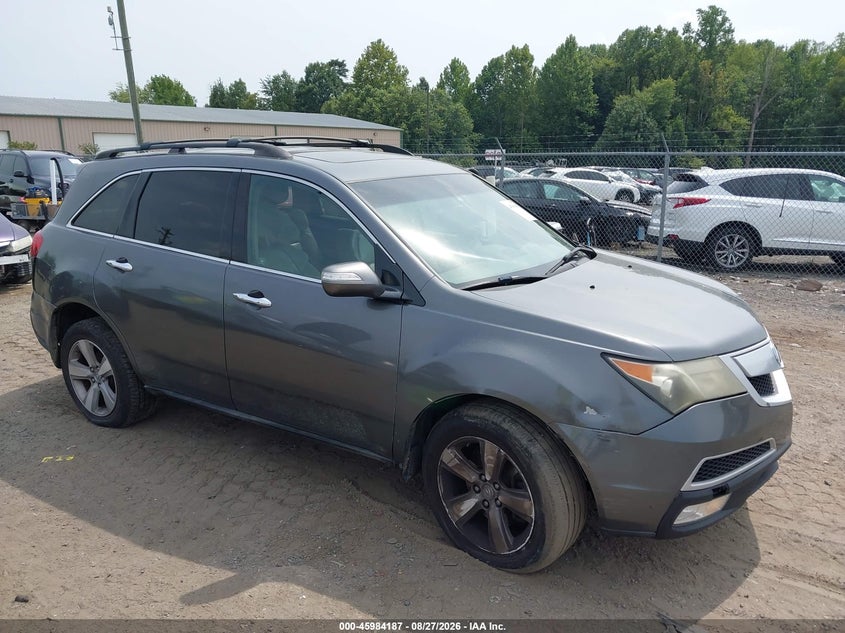 2011 Acura Mdx VIN 2HNYD2H47BH535958 IAAI salvage auction — LEFT REAR, Clear (Virginia), sold $600 on 2026-09-27 (photo 1)