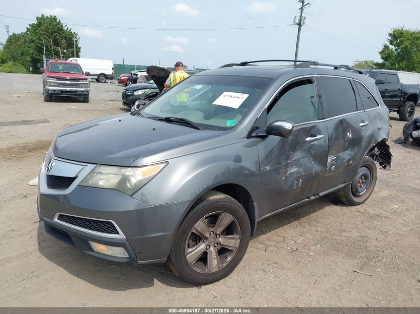 2011 Acura Mdx VIN 2HNYD2H47BH535958 IAAI salvage auction — LEFT REAR, Clear (Virginia), sold $600 on 2026-09-27 (photo 2)