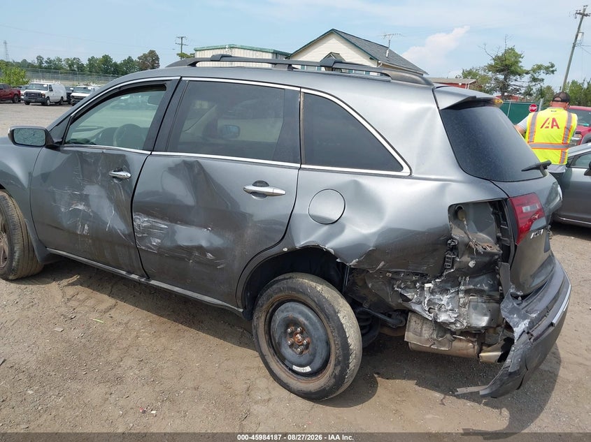 2011 Acura Mdx VIN 2HNYD2H47BH535958 IAAI salvage auction — LEFT REAR, Clear (Virginia), sold $600 on 2026-09-27 (photo 6)
