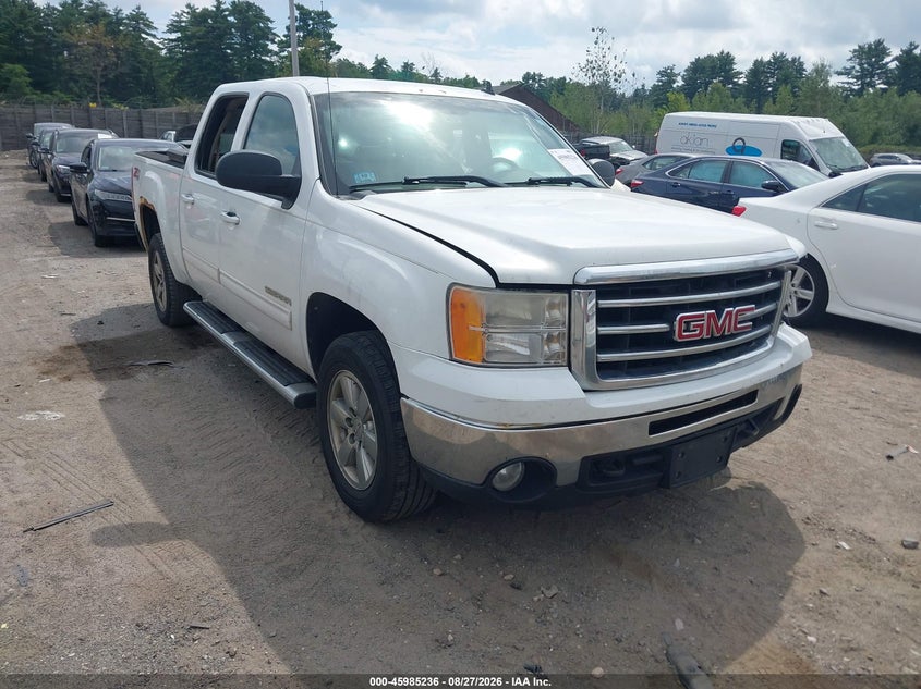2012 Gmc SIERRA VIN 3GTP2WE76CG135761 IAAI salvage auction — FRONT END, Clear (Massachusetts), sold $450 on 2026-09-04 (photo 1)